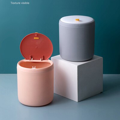 Mini Waste Bin Desktop Office Trash Can Home Garbage Basket