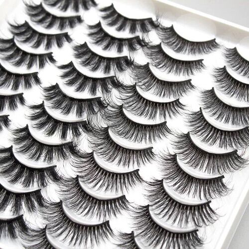 5/20Pairs 3D Mink Lashes Item Dramatic False Eyelashes Faux