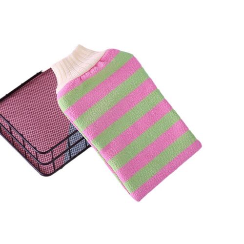 Striped Rainbow Bath Scrubber Thick Doublelayer Adult Scrubb