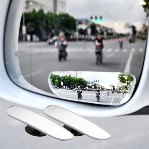 2pcs Car Mirror 360 Degree Wide Angle Convex Blind Spot Mirr