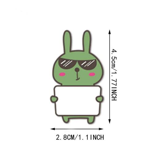 75pcs Cute animal name stickers Cute Rabbit Name Tags ers fo