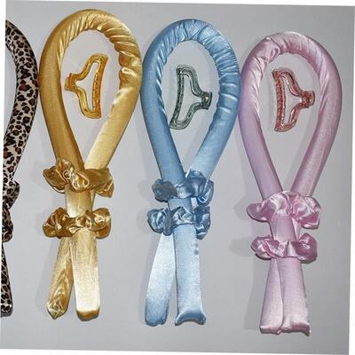 Heatless Curling Rod Headband No Heat Hair Curlers Ribbon