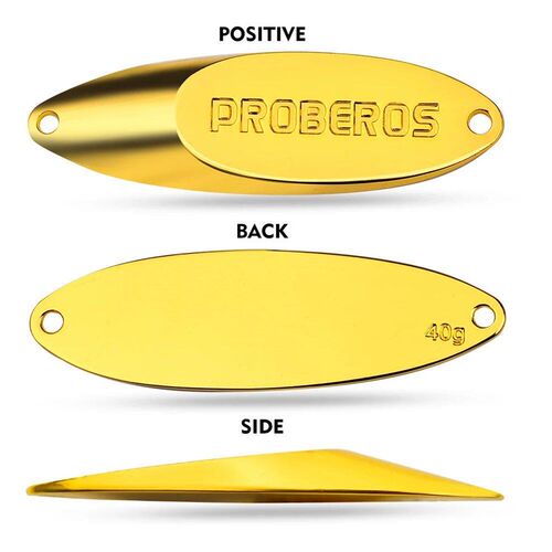 3pc Metal sequin bait with Srengthened Hooks and Bevel Sequi