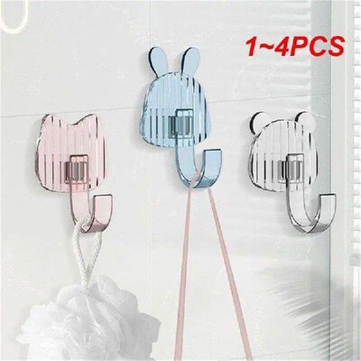 1~4PCS Strong Hook Super Adhesion Save Space Wall Adhesive