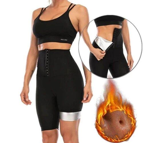 Sweat Sauna Pants Body Shaper Shorts Weight Loss Slimming Sh