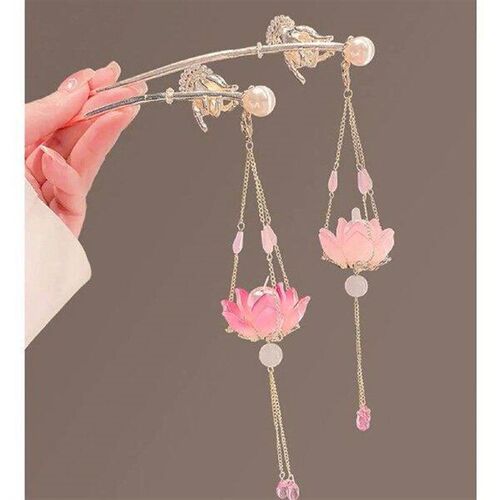 Chinese Style Hair Stick Hairpin Vintage Luminous LED Light