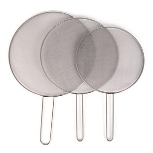 1pcs 25/29cm/33cm Stainless Steel Splatter Screen Mesh Pot