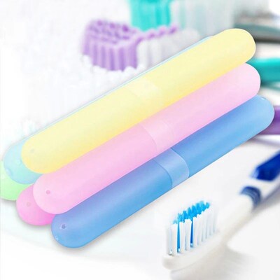 1 Pcs New rendy Travel Hiking Camping Toothbrush Protect Hol