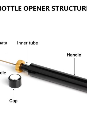 Air Pressure Pump Wine Bottle Opener Portable Stainless Stee