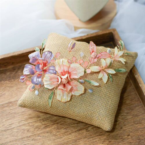 Romantic Sweet Multi Color Brides Barrettes Head Wear Tiaras