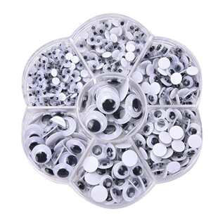 700pcs Round SelfAdhesive Wiggly Google Eyes Plastic Cartoo