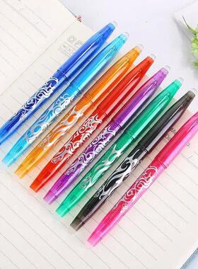 0.5mm Erasable Gel Pen Kawaii Colored Pens with Rubber for S