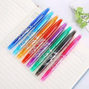 0.5mm Erasable Gel Pen Kawaii Colored Pens with Rubber for S