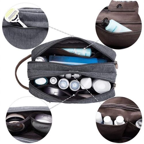 Toiletry Bag for Men Small Nylon Dopp Kit Lightweight Travel