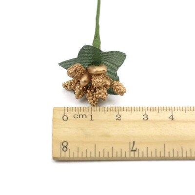 12pcs mini Bud Stamens Family Garden Handmade Artificial Bou