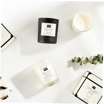 scented glass candles candle玻璃杯香薰蜡烛无烟香氛大豆蜡香味