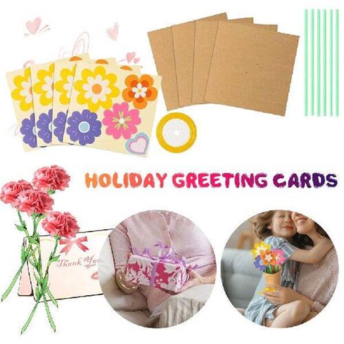 24Pcs Mothers Day Flower Bouquet Craft DIY Thankful Gift