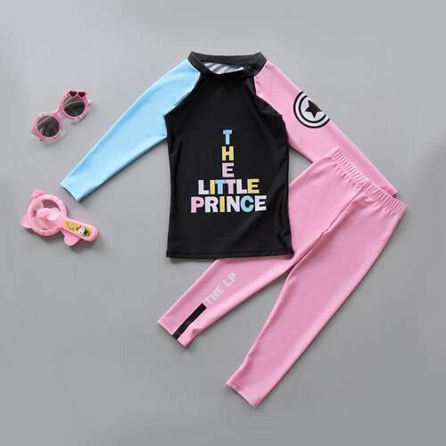 Childrens swimsuit big girl long sleeve trousers swimsuit d