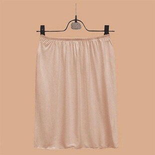 Women Elastic Waist Short Petticoat Short Sretch Satin Inner