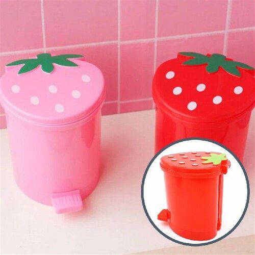 Can Desktop Trash Storage Bins with Lids Paper Waste