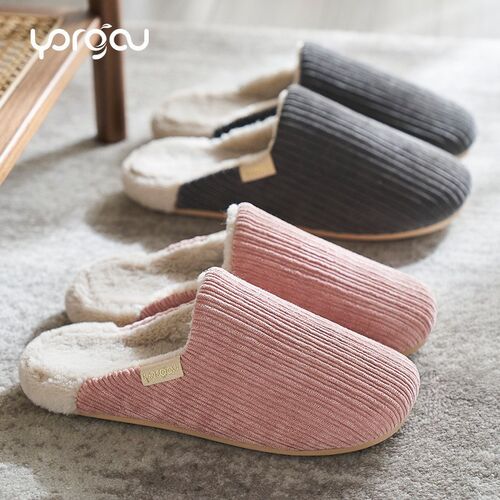 winter Women Indoor Shoes Bedroom Slippers For Men Home Mens
