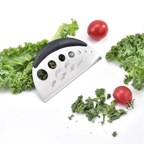 7 Holes Herb Cutter Stripper Stainless Steel 2 in 1 Vanilla