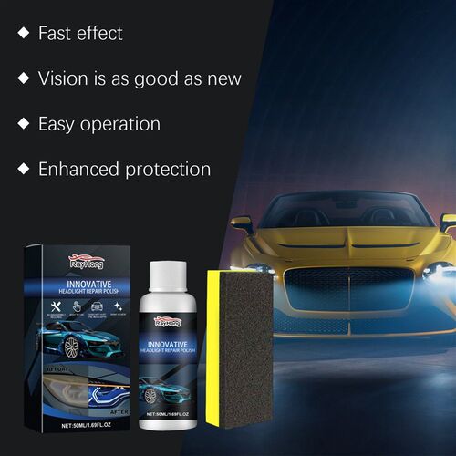 Rayhong Headlight Care Liquid Kit - Car Headlight Scratch Ca