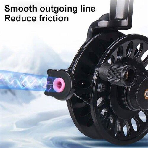 Ice Fishing Reel ABS Lightweight Inline Ice Reel Winter