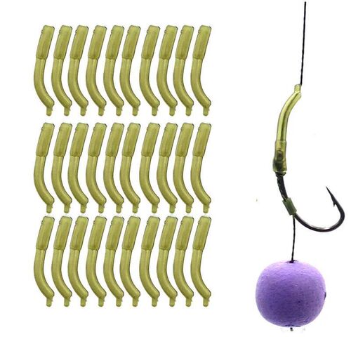 30pcs Carp Fishing Accessories Rubber Hook Sleeve Line Align