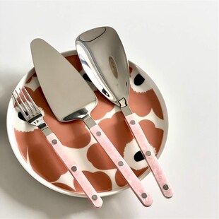 pink wholesale 304 steel spoon gift fork stainless knife
