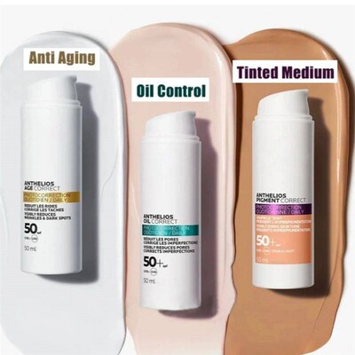 SPF50 Sunscreen Anthelios Pigment Correct / Anthelios Oil Co