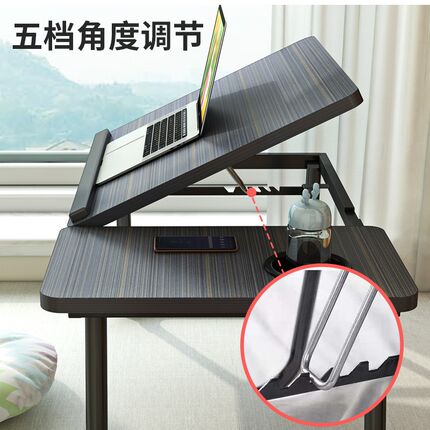Foldable bed table Study desk laptop table Bay window table