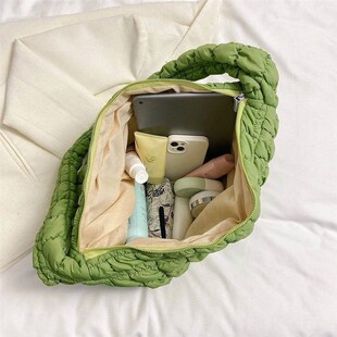 Bag Cloud Quilted Crossbody Pleated Bubbles Women Padded for