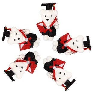 5 Pcs Graduation Season Dr Bear Decoration Flower Bouquet