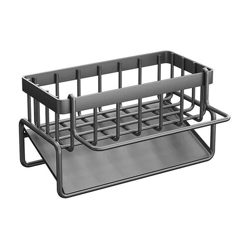 Kitchen Stainless Steel Sink Drain Rack Sponge Storage Fauce