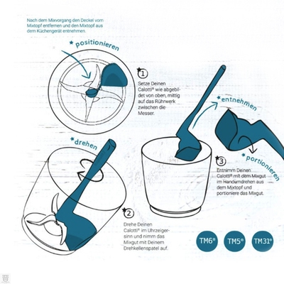 2020 new rotating spatula for  thermomix tm5/tm6/tm31