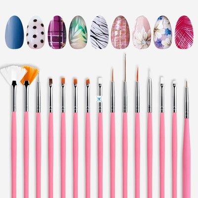Nail Brushes Set For Manicure Nail Art Brush Painting Dottin