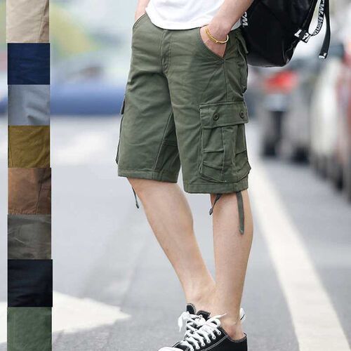 Summer Shorts Mens Five-point Pants Youth Casual Pants Men