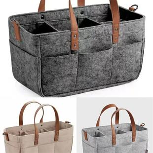 Baby Felt Storage Nursery Organizer Basket Infant Diaper Bag