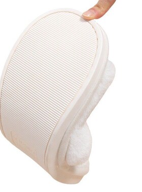 Spot Shoes New Open-toed Fur Mop Style For Women Casual And