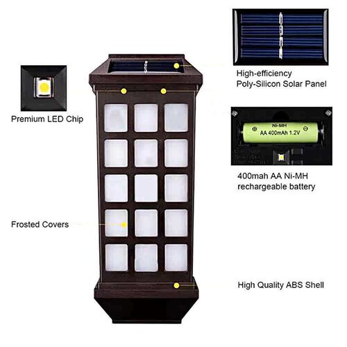 Solar Light Outdoor Wall Light Garden Courtyard Villa  Water