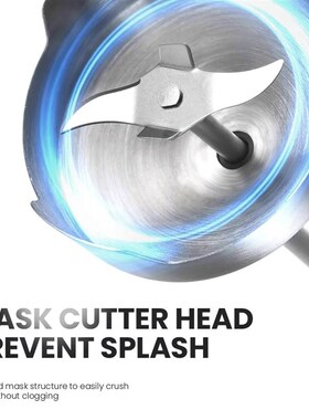 Hand Immersion Blender 1000W Powerful 4-in-1,Stainless Steel