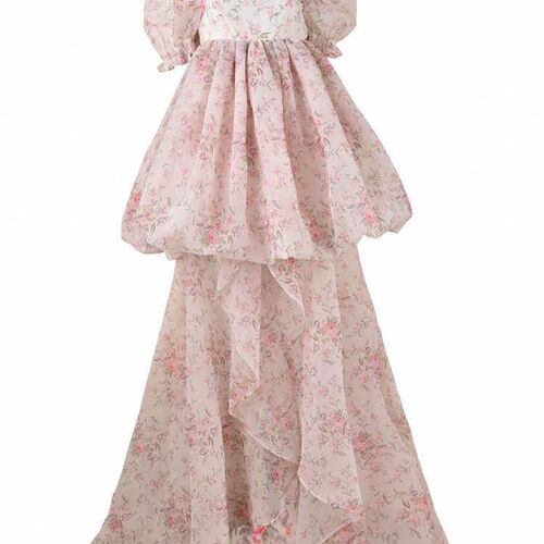 Design Sense Niche Seaside Holiday Style Floral Dress 23 Sum