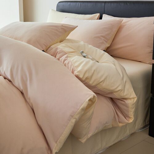 Light Luxury 100s Cotton Thickened Brushed Four-piece Set Wi