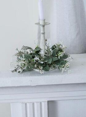 Artificial Eucalyptus Candle Wreaths Candlestick Wreath Arti