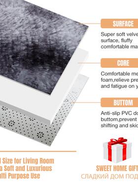 Thick Carpet for Living Room Plush Rug Children Bed Room Flu