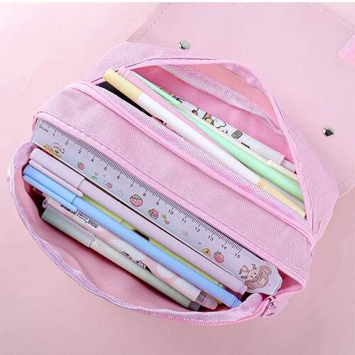 3D Kawaii Pencil Case Girls Decompression Pen Pouch Cute Wat