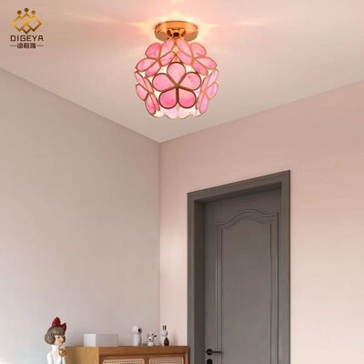Corridor lights cloakroom bedroom glass ceiling lamp decorat