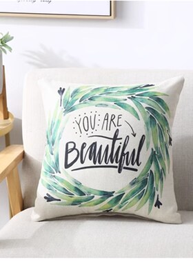 pillowcase pattern blue polyester throw pillow cushion cover