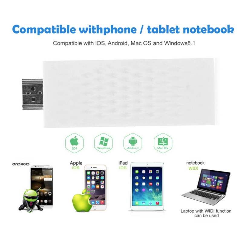 A1无线Wifi无线播放手机屏幕到HDMI电视适配器